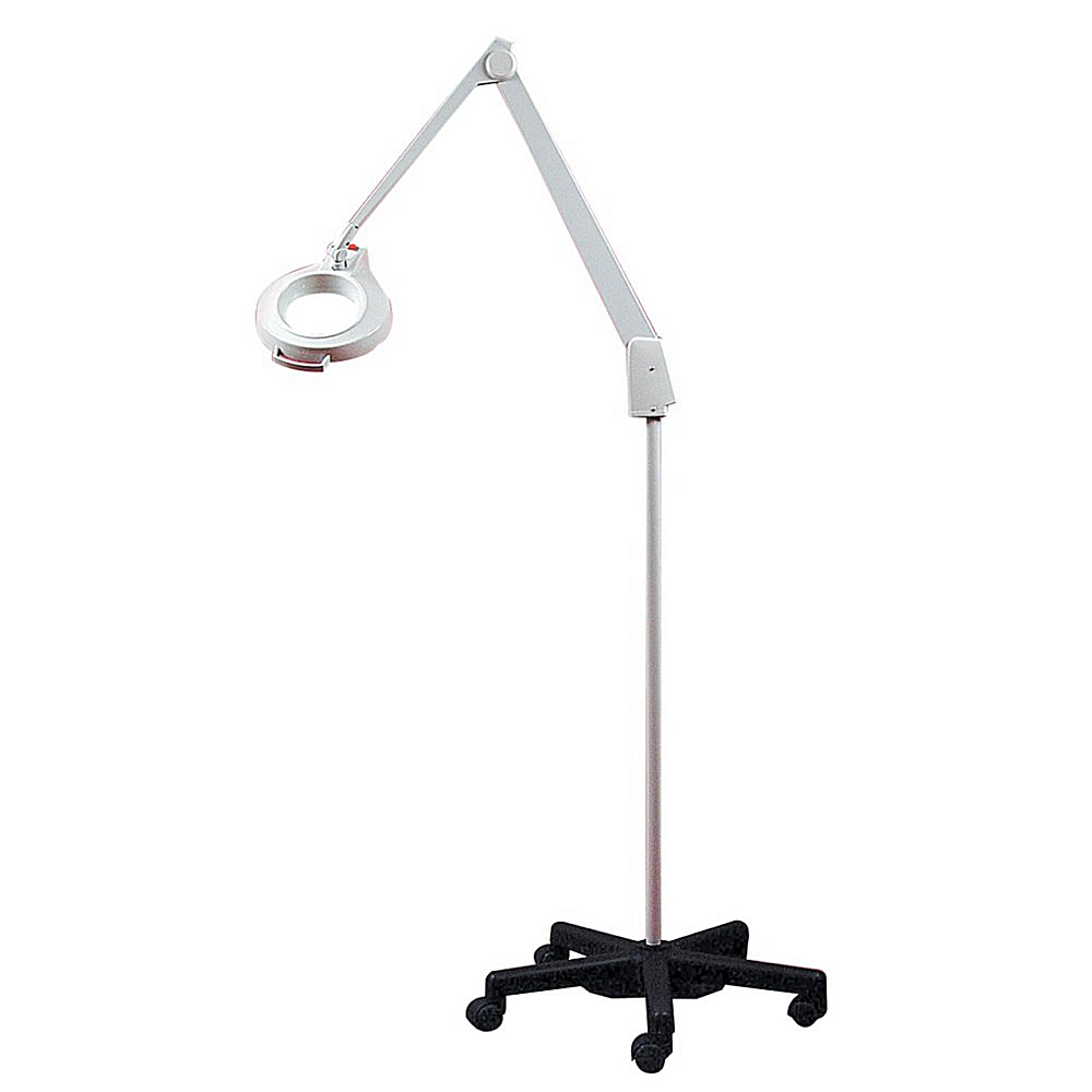 Dazor Lamp Castor Stand - WHITE